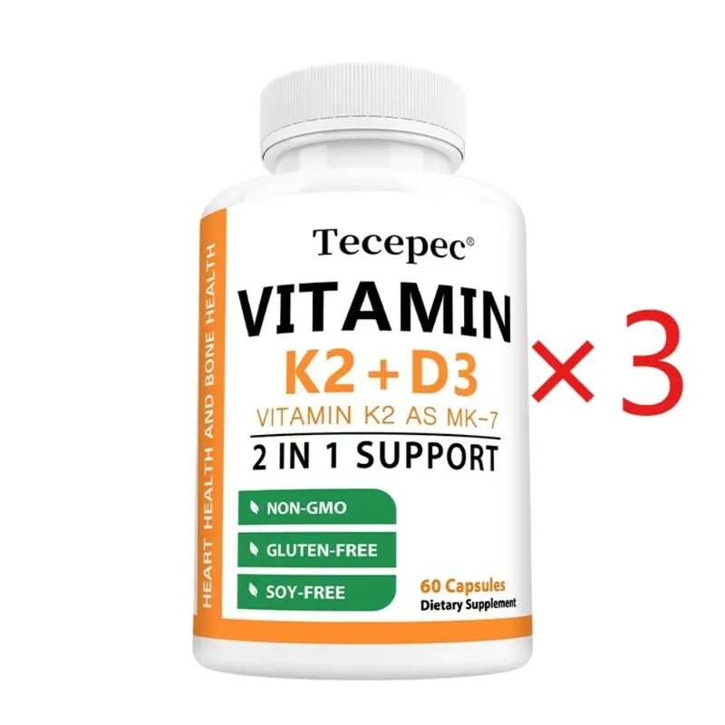 Vitamin D3 + K2 Softgels 2-in-1 Complex Bone Teeth & Immune Health Support Booster ανοσοποιητικού συστήματος — image 10