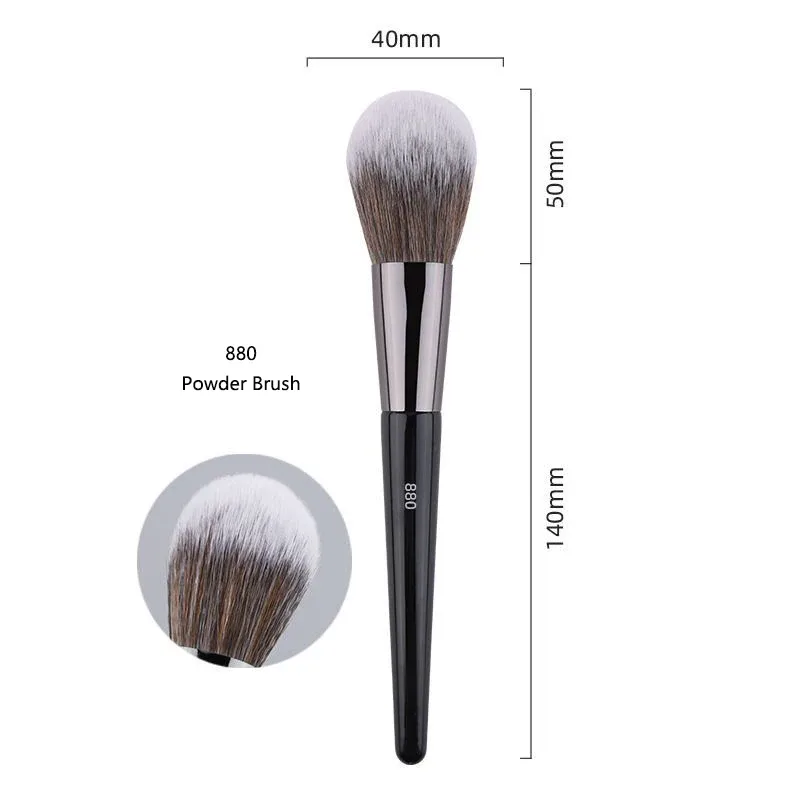 1pc Pro pinceaux de maquillage fond de teint poudre ventilateur maquillage brosse Contour 3D pointillé fard à paupières correcteur angle sourcils ombre outils