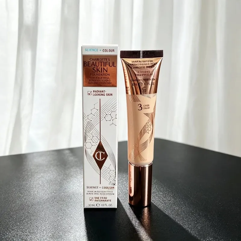 Charlotte Tilbury Setting Powder Compact Lip Gloss Foundation Two-tone Blush Eyeshadow Palette Lightweight Delicate Long-lasting