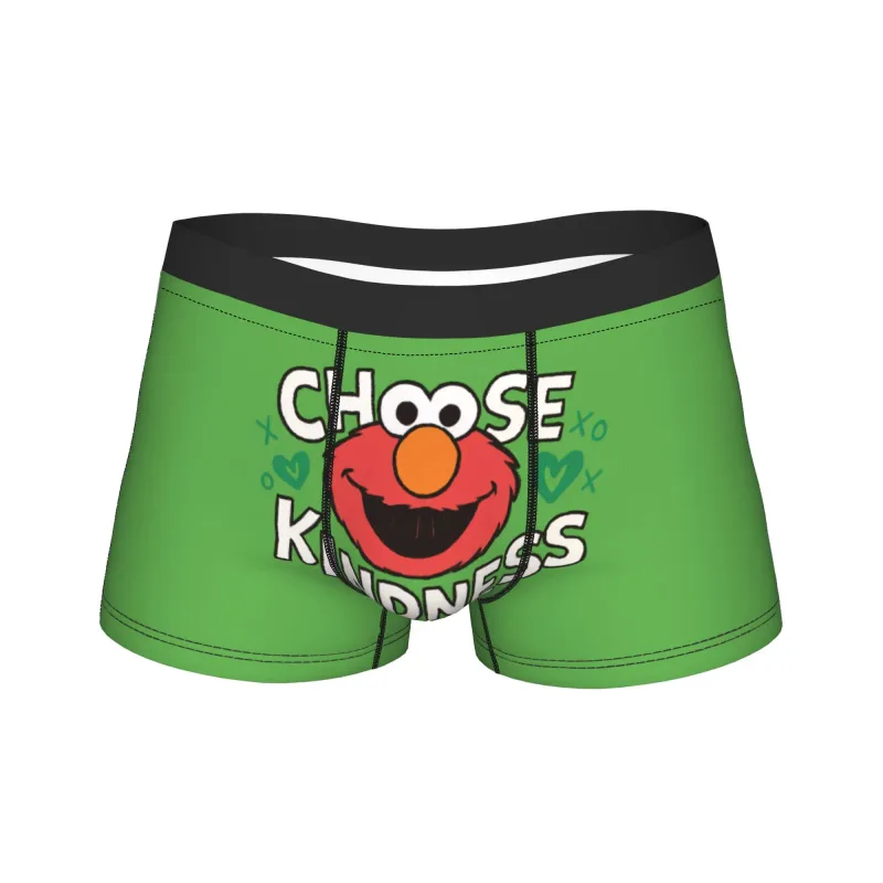 S-Sesames Streets Tango Elmo at Grover Underwear Men Shorts Briefs Nakakatuwang Boxershorts Quality Customs Oversize Panties — image 9