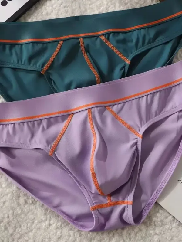Cuecas de gelo masculinas, bolsa sensível para esportes, absorve o suor, respirável, cintura média — image 3