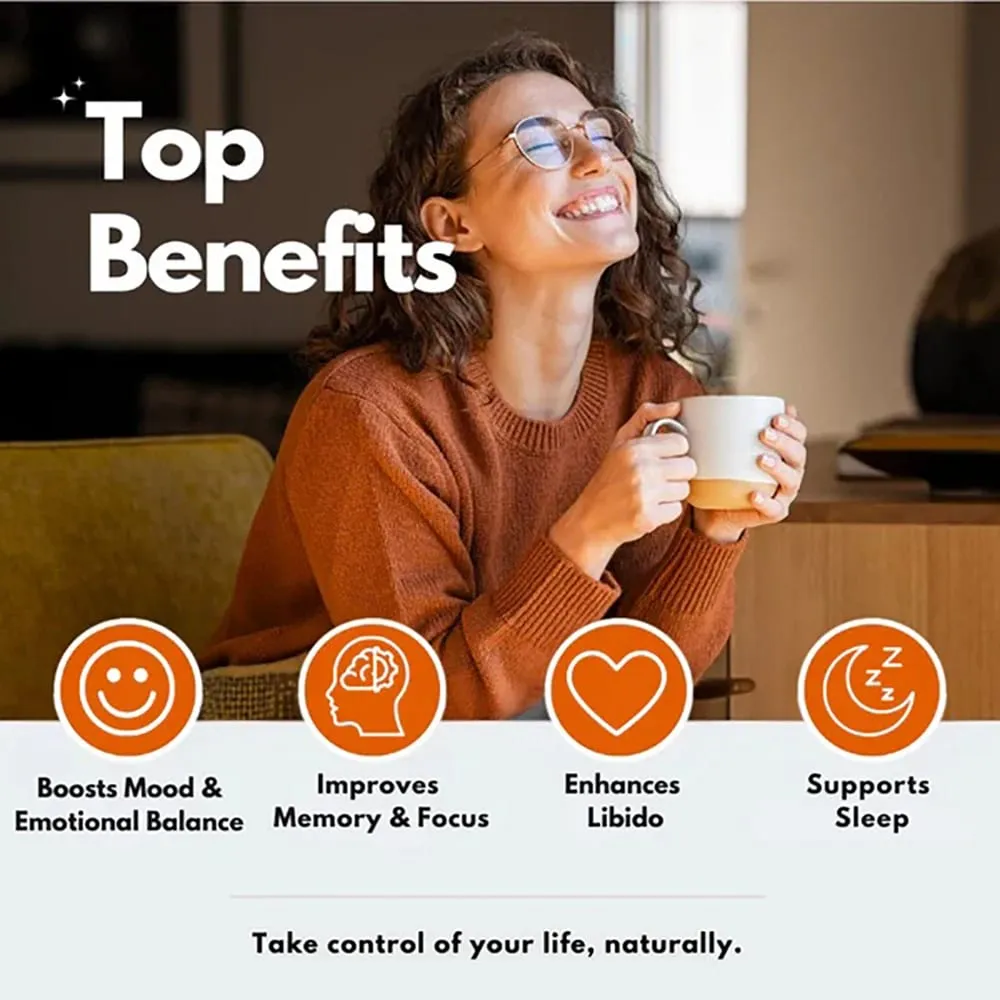 Saffron Supplements With Saffron Flower Extract Curcumin & Zinc for Mood Memory & Eye Health Joint Supplements for Men Women — image 3
