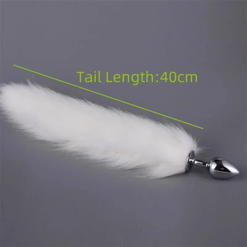 5 méretű fém fenékdugó Fétis Fox Tail Intim játékok Bdsm Anális Extender Tágító Szexbolt Termékek Erotikus játékok Áruk felnőtteknek — image 6