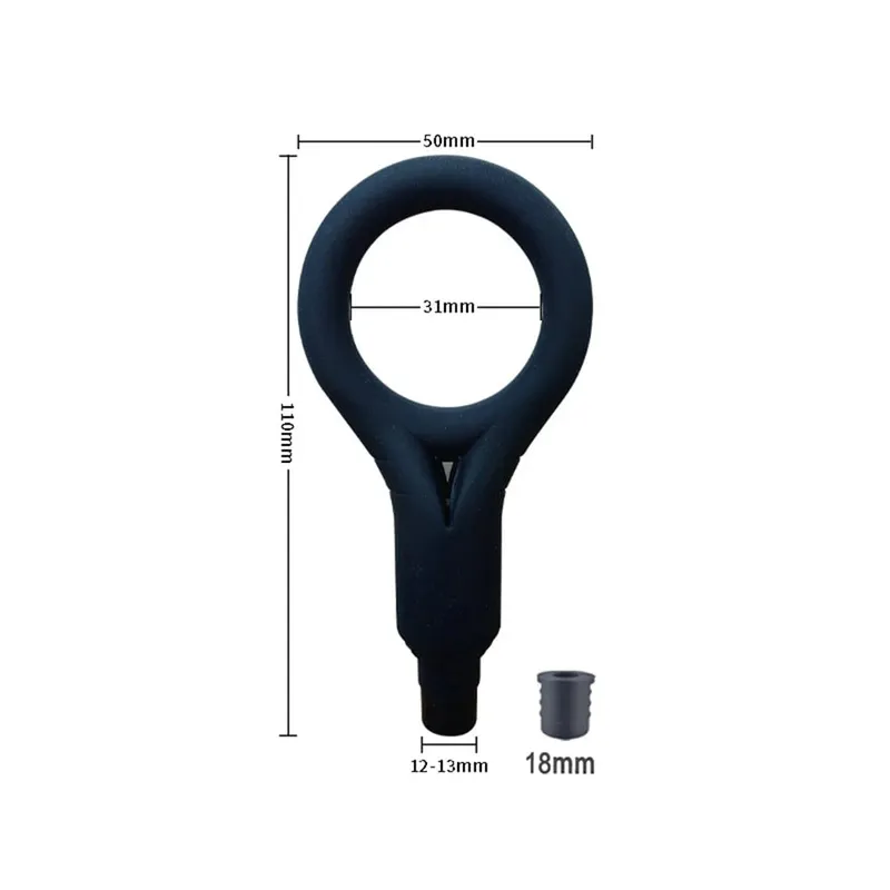 Men's vibrating masturbator electric masturbation ring training and relaxation device fascia gun adult head sex toy