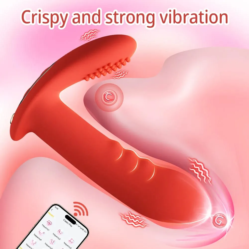 Felnőtt kellékek APP Control Műpénisz vibrátor hüvelyvibrátor női csiklóstimulátor maszturbáció felnőtt szexjáték nőknek — image 4