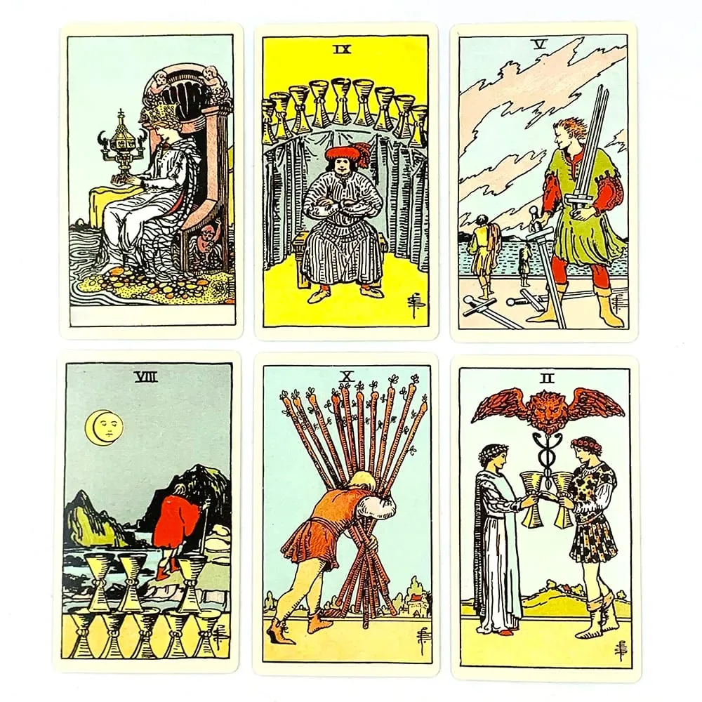 Κάρτες Tarot Russian Edition Fate Divination Edition Παίζοντας παιχνίδια με τον οδηγό για αρχάριους Διασκέδαση Συγκέντρωση παιχνιδιού — image 5