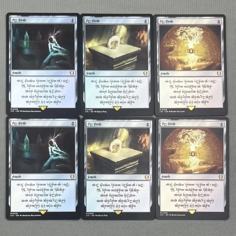 TCG Proxy Cards Deck Borad Games הולוגרמה בודדת לוטוס שחור Power9 Dual Landes The One Ring — image 4