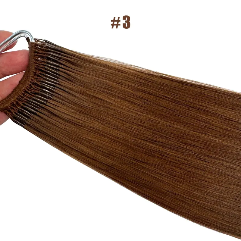Straight Korea Δημοφιλή Cotton String Twins Hair Extensions Brazilian Remy Hair 0,5G/Pcs Keratin I-Tip Human Hair for Woman — image 11