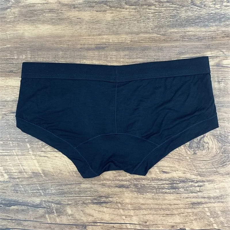 Panlalaking Sexy Modal Pink na Underwear Simple at Kumportableng U Convex Pouch Briefs Low Waist Slim Fit Plus Size Panlalaking Panloob L-XXXL — image 14