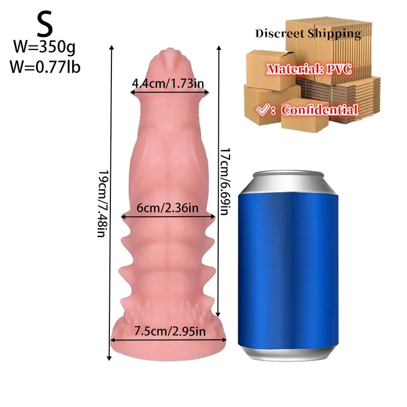 Big Anal Plug Monsters Enlargenmen Prostate Massager Τεράστια πρίζα πρωκτικού διαστολέα Πισινό Πρωκτικό Εκπαίδευση Επέκταση Παιχνίδια σεξ για γυναίκες άνδρες — image 14
