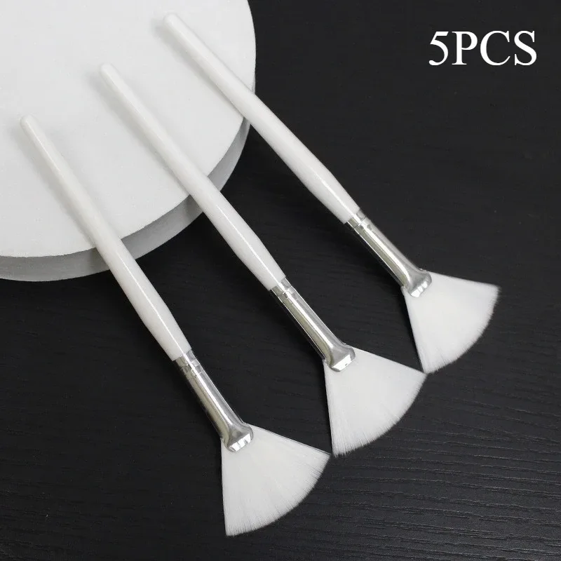 3-10pcs Practical Facial Brushes DIY Face Mask Brush Set Soft Fan Makeup Brushes Cosmetics Tools for Women Beauty Makeup Brushes — image 9