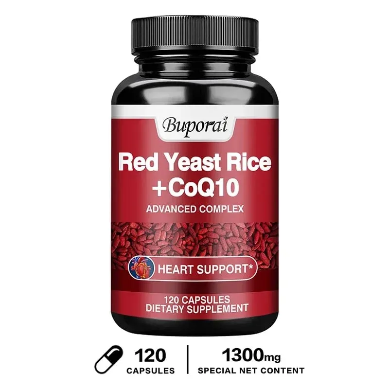 Red Yeast Rice with CoQ10 Supplement - Antioxidant Support for Energy and Heart HealthSupplementsSupplements — image 9