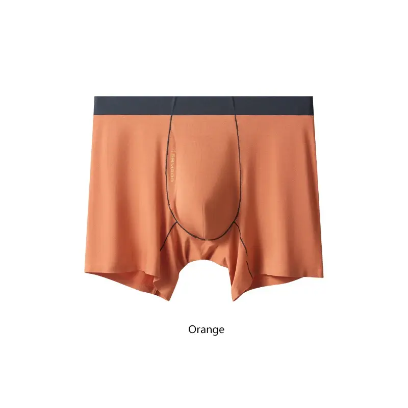 2pcs New Bamboo Fiber Man Underwear Lengthen Sport Men Boxers Regenerated Fibers Underpants L XL XXL 3XL 4XL Side Open Design — image 5
