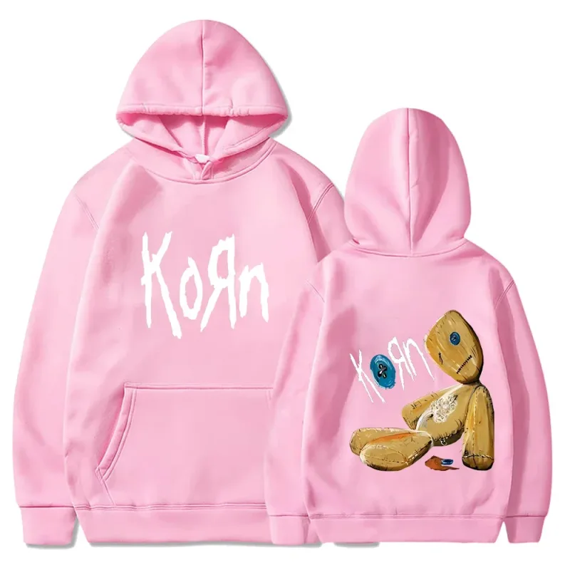 Korn Rock Band Hoodies Spring Autumn Pullover Men's Fashion Printed Hooded Sweatshirt Loose Casual Daily Streetwear Sweater Tops — image 4