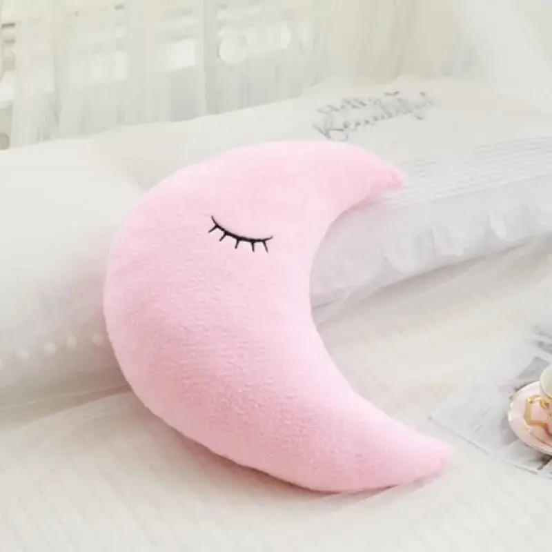 New Stuffed Cloud Moon Star Raindrop Plush Pillow Soft Cushion Toys For Children Baby Kids Girl Christmas Gift Room Car Decor — image 6