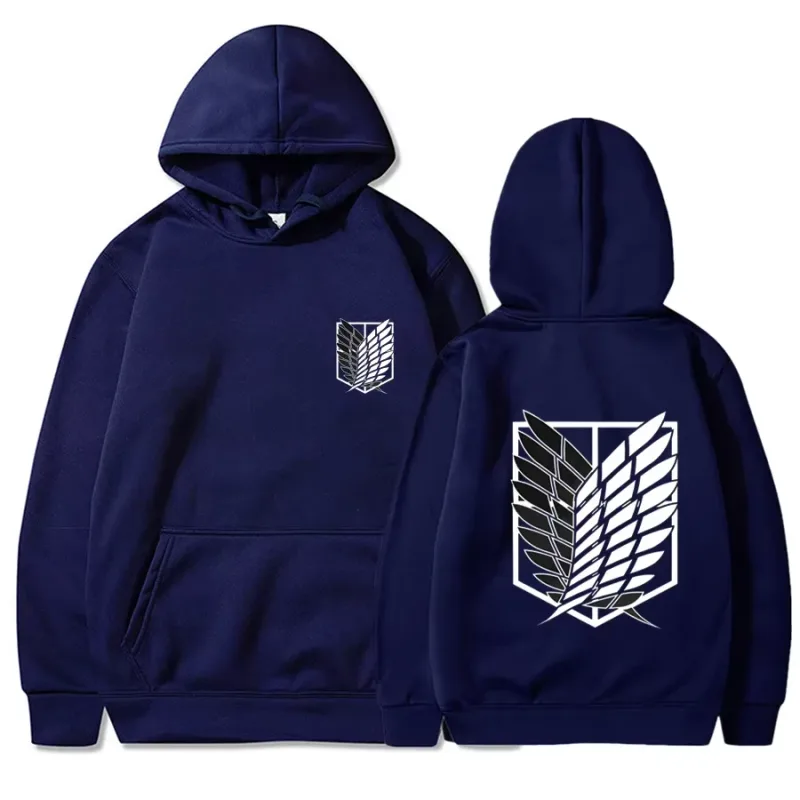 2026 Attack on Titan Men's Hoodie Anime Hoodies Men and Women Streetwear Pullover Harajuku Shingeki No Kyojin Hoodies Sweatshirt — image 16