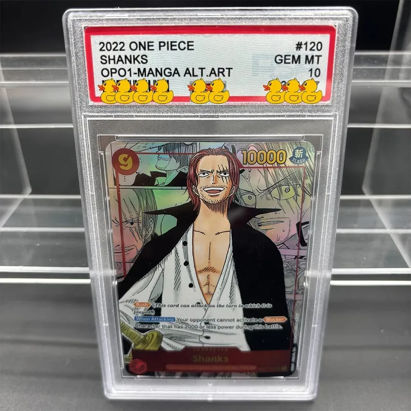 Κάρτα συλλογής καρτών αξιολόγησης DIY OPCG 2023 ONE MONKEY D. LUFFY OPO5-MANGA ALT.ART Κάρτα αξιολόγησης 10 πόντων Δώρο παιχνίδι anime