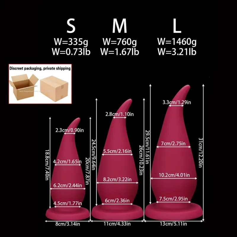 66cm Super Long Huge Anal Plug Big Thick Butt Plugs Training Anal Dilator Toy Prostate Massager Adult Anal Sex Toy For Women Men