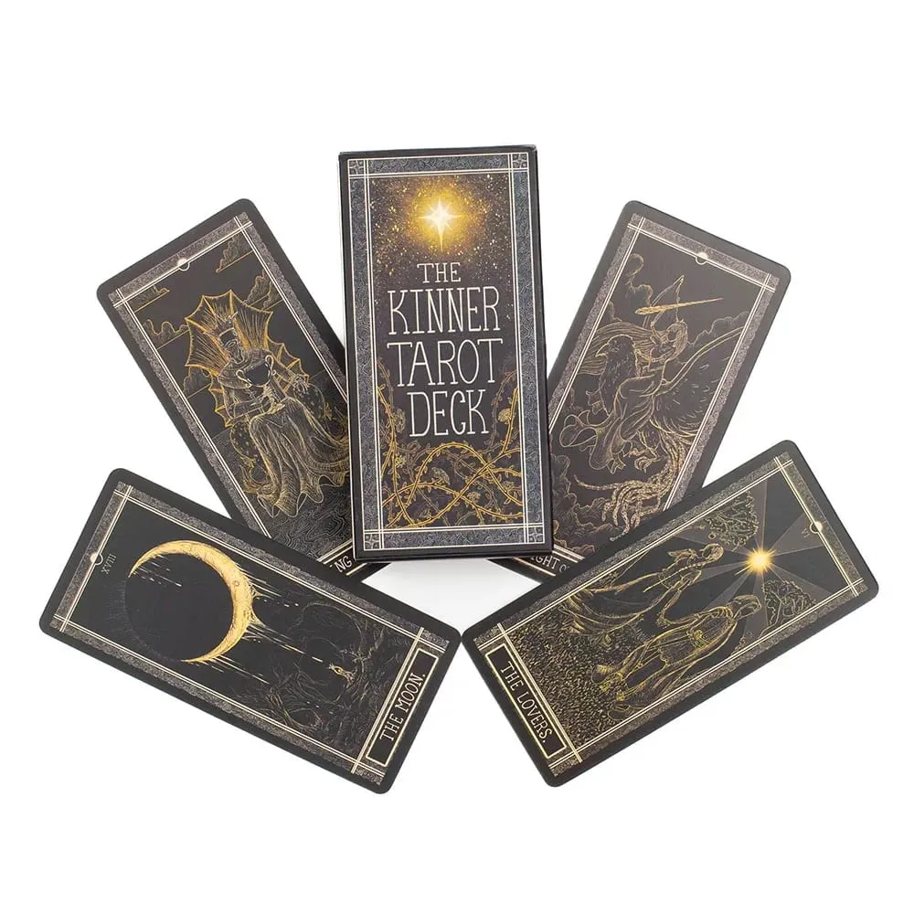 The Kinner Tarot Deck 87Pcs Divination Fate Tarot Oracle Cards Party Entertainment Επιτραπέζιες κάρτες παιχνιδιών 11,3*5,5cm