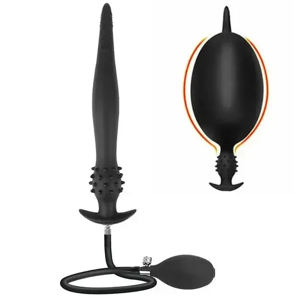 Anal Expander Expand Inflatable Anal Plug Oversized Enema Training Butt Plug Butt Dilator Ass Prostate Sex Toy for Men Women