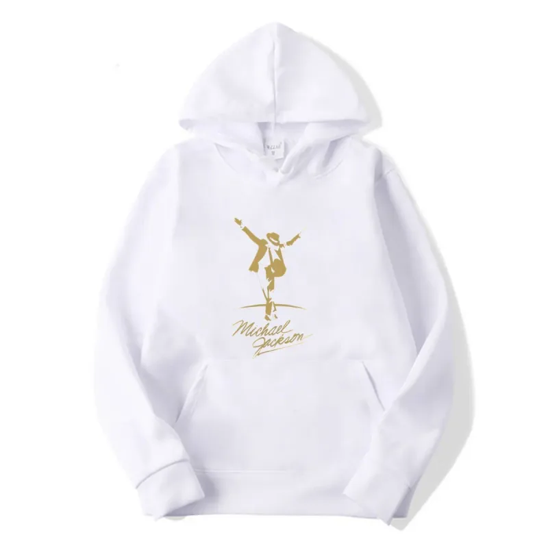 Moletons masculinos Michael Jackson Gold