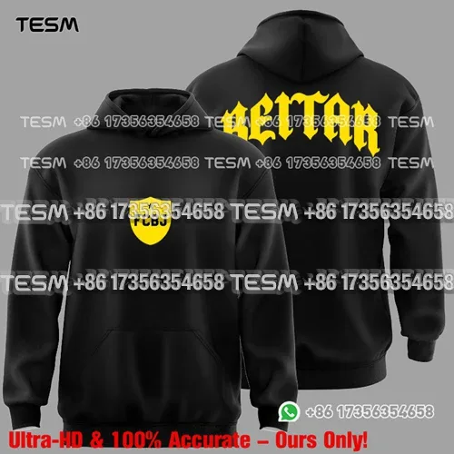 Nam Beitar Gothic Phông Chữ In Áo Quá Khổ Đường Phố Hip Hop Chui Đầu Áo Dài Tay Có Mũ Nam Nữ — image 9