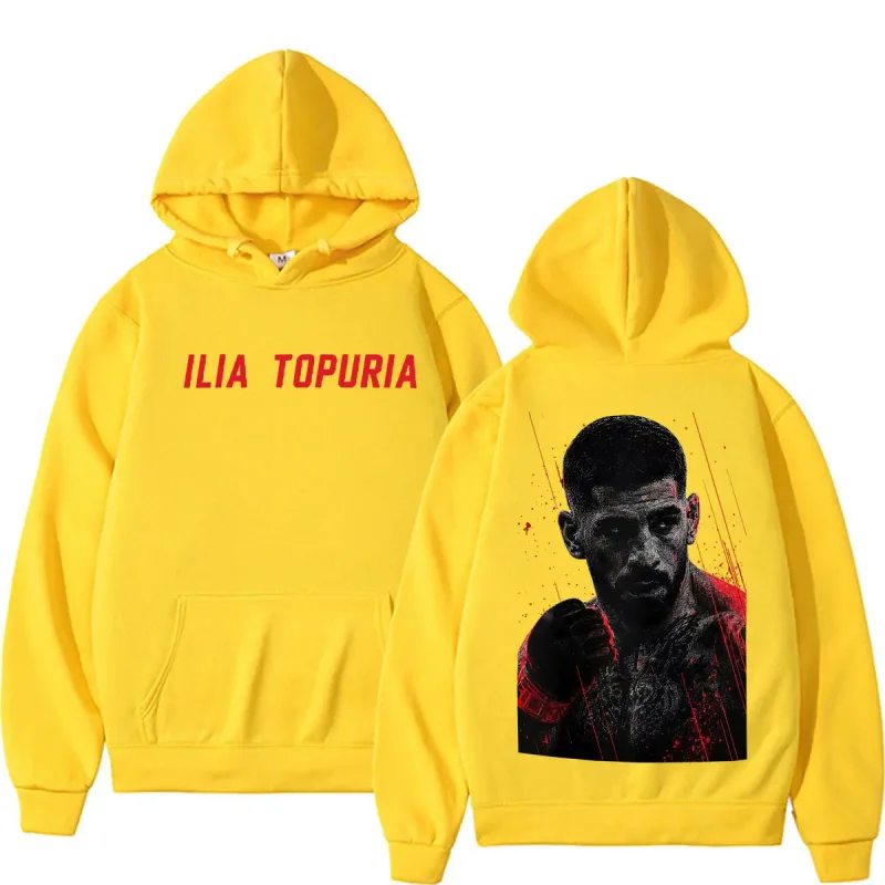 Ilia topuria el matador vintage gráfico hoodies roupas masculinas violência estética camisolas casuais pullovers de lã streetwear — image 12
