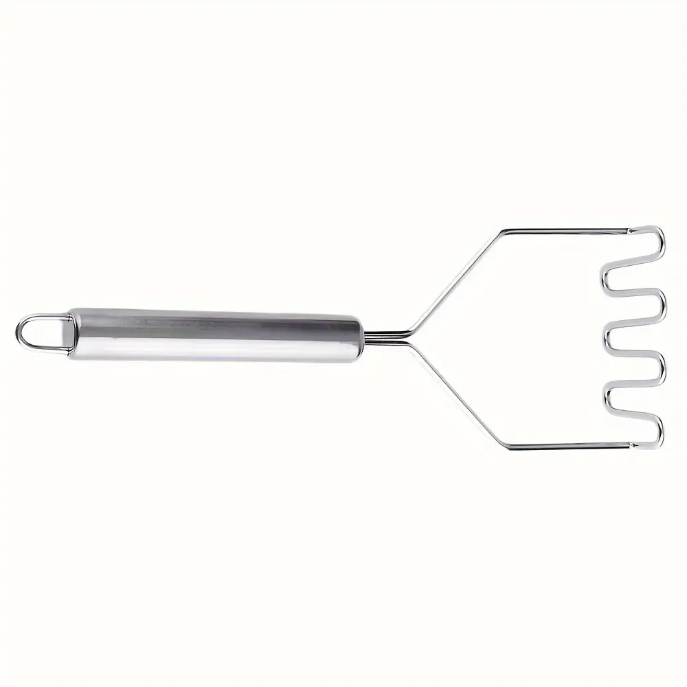 1 τμχ Stainless Steel Wave Potato Masher - Ιδανικό για Πουρέ λαχανικών και φρούτων κουζίνας - Kitchen Essentials Durable Kitchenware — image 3