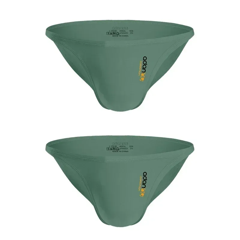 Men Modal Low‑Rise Briefs Sexy Solid Color Simple Triangle Underwear Sports Breathable Comfortable Male Panties — image 46