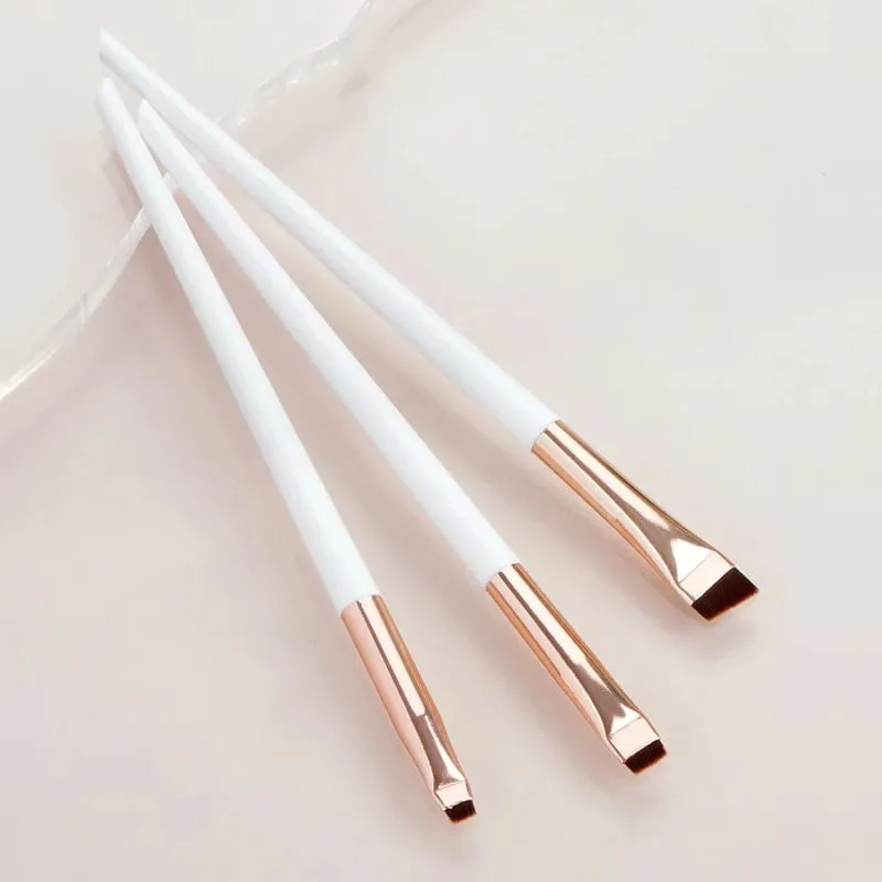 Blade Eyeliner Brush Brush Brush Portable Flat Fine Eye Liner Brow Contour Brushes Makeup Tool Cosmetic Beauty Makeup Tool 3 τμχ/σετ — image 8