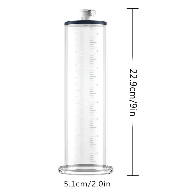 Acrylic Penis Pump Accessories Vacuum Penis Enlargement Device Masturbation Vacuum Pump Flange Pump Penis Cylinder Set Sex Toys — image 16