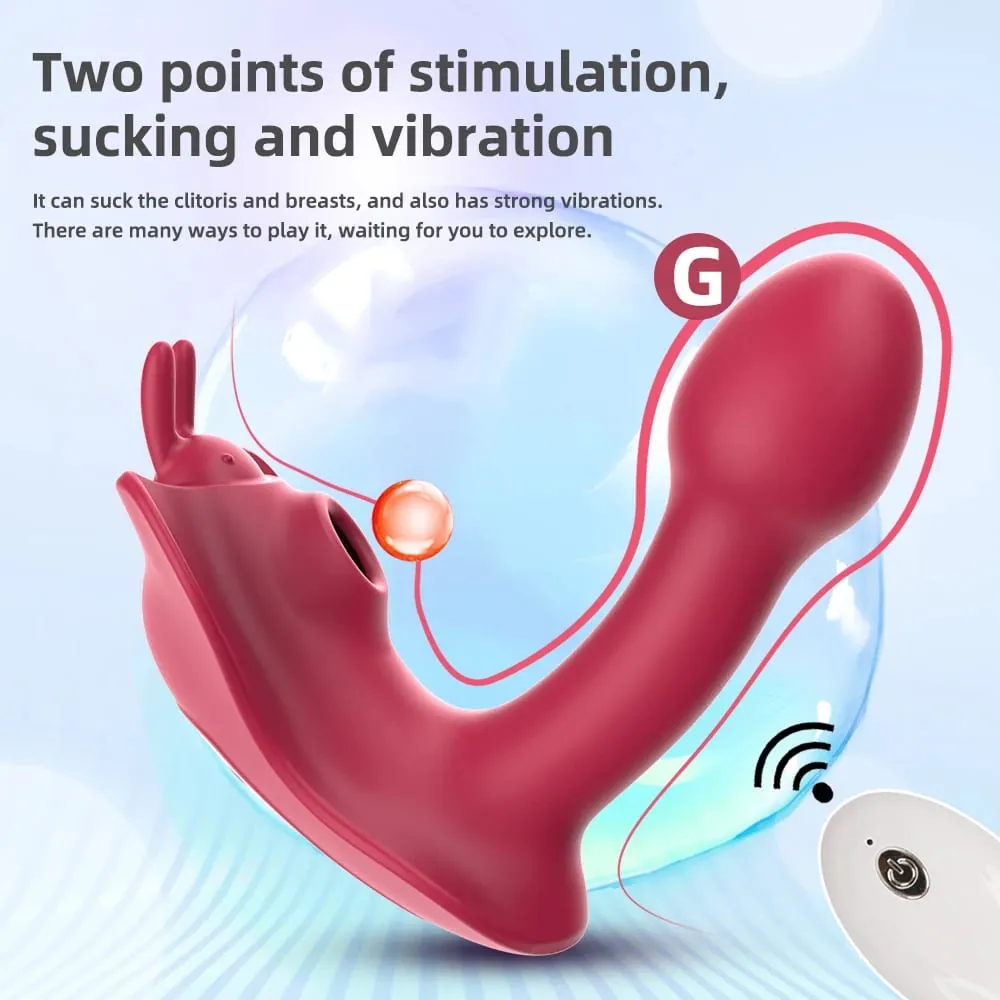 Sucker Vibrator Dildo for Women Vibrating Clitoris Stimulator Remote Control Wearable G Spot Massager Panties Female Sex Toys — image 4