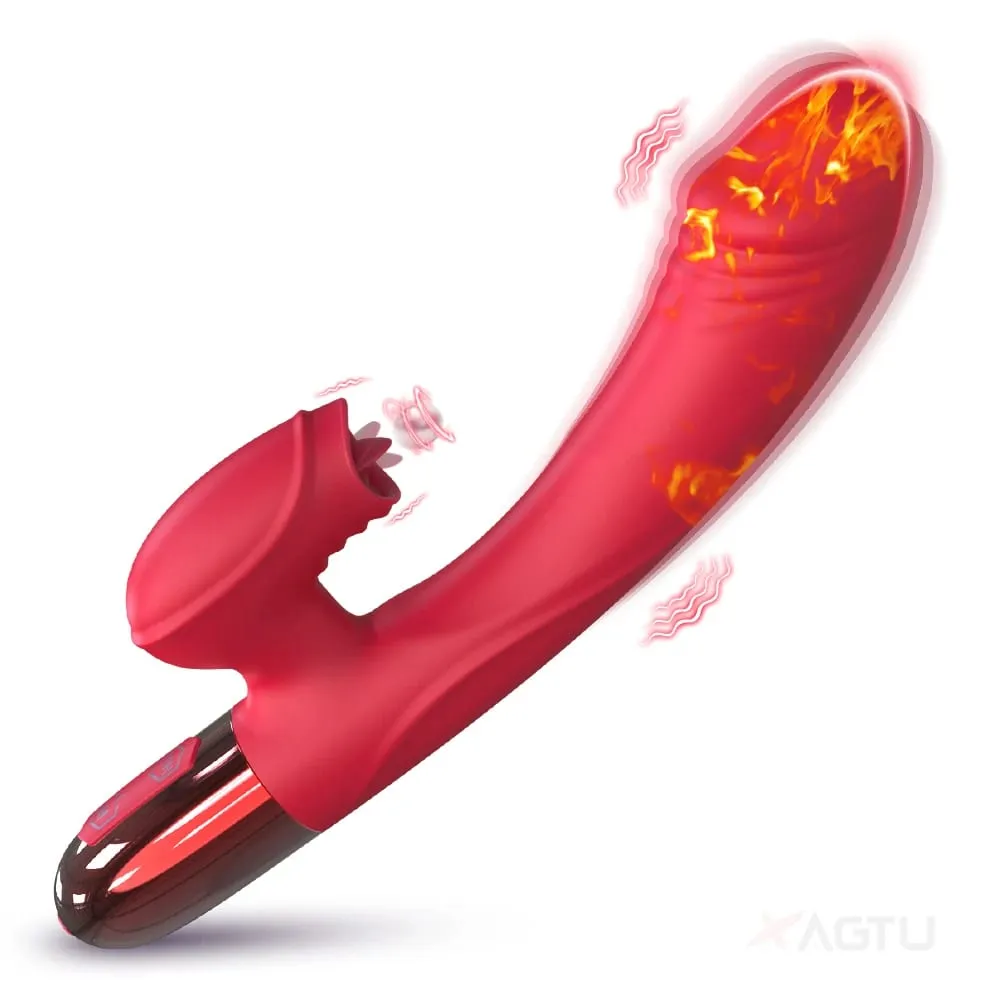 Szexuális játék vibrátor nőknek Klitorisz-stimulátor női maszturbátor G-pontos műpénisz nyelvnyalással felnőtteknek 18 év feletti termékek — image 1