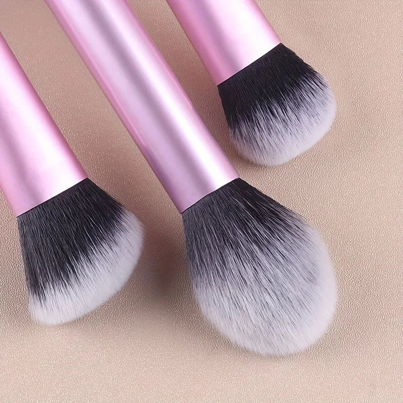 Ensemble de pinceaux de maquillage professionnels, 7 pièces, poils synthétiques doux de qualité supérieure, pour fond de teint, Blush, fard à paupières, outils de maquillage cosmétique — image 4