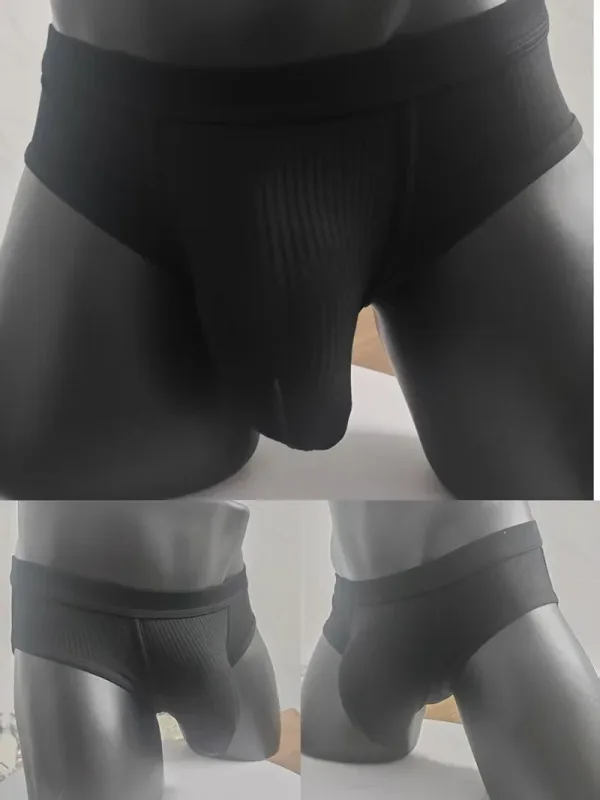 Cuecas masculinas com bolsos grandes são muito sexy. Roupa íntima esportiva masculina de grande espaço 3256811705961751 — image 16