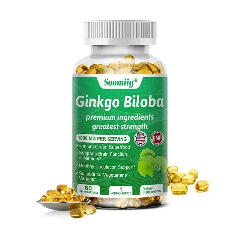 Ginko Biloba kapszula – Agy-kiegészítő a memóriáért és a fókuszért – Ginkgo Biloba kiegészítők a jó látásért