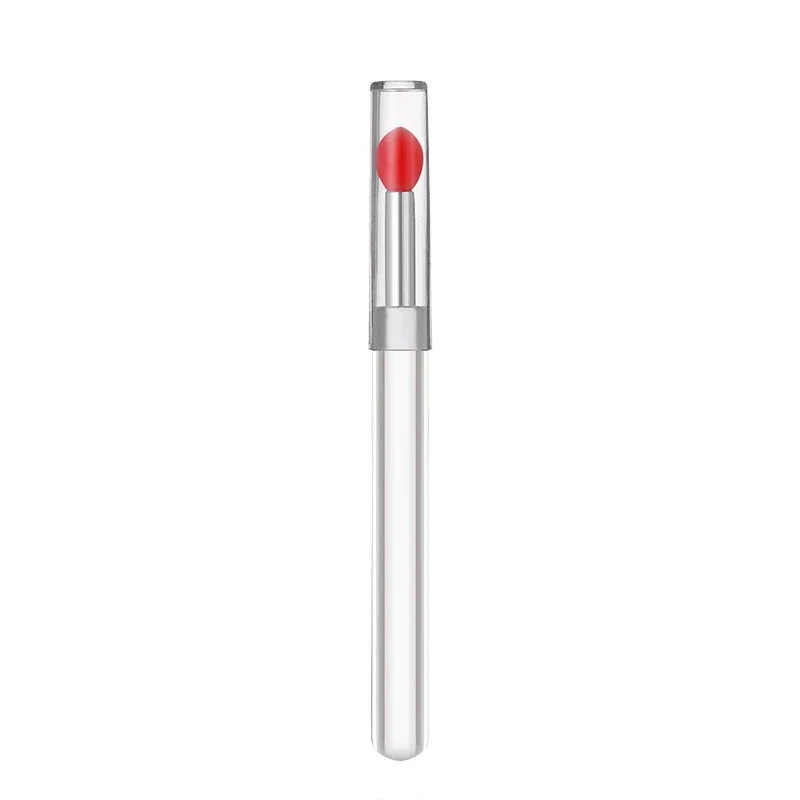 Brosse à lèvres en Silicone, baume à lèvres, masque, avec ventouse, couvercle Anti-poussière, pinceaux de maquillage, brosse à Film pour les lèvres, couvercle Anti-poussière Anti-perte