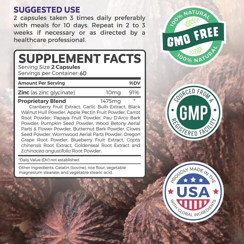 Intestinal Cleanse - Supports Cleansing Detoxification Liver Colon Cleansing Intestinal Health and Immune Enhancement — image 2