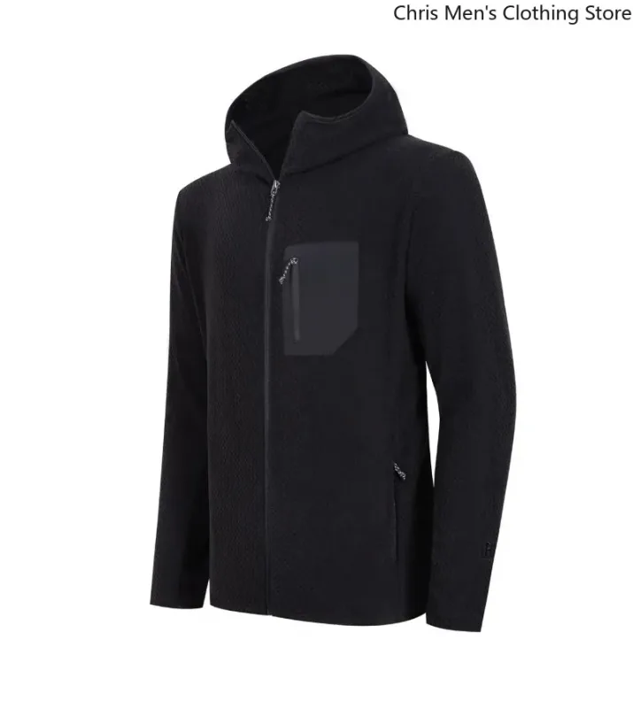 Mga De-kalidad na Zipper Coat ng Lalaki para sa Taglagas/taglamig Naka-istilong at Maraming Nagagawa Warm Hooded Coat Mga Kaswal na Sports Fitness Sweatshirt — image 5