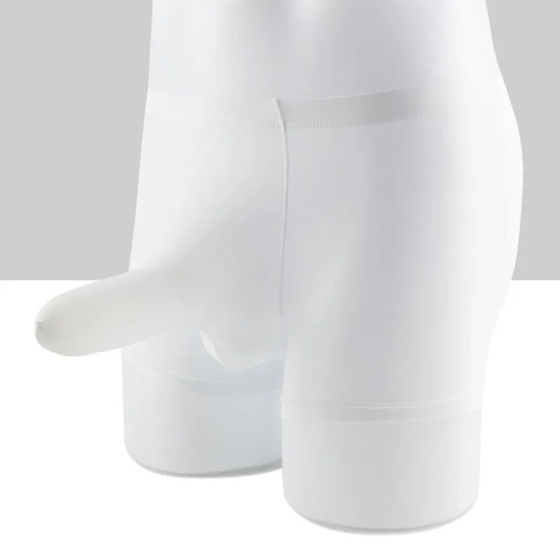Sexy Men Underwear Elephant Nose Sheath Briefs Ice Silk Breathable Balat-friendly na Panloob na Pantalon Tukso Erotikong Kasuotang Panloob