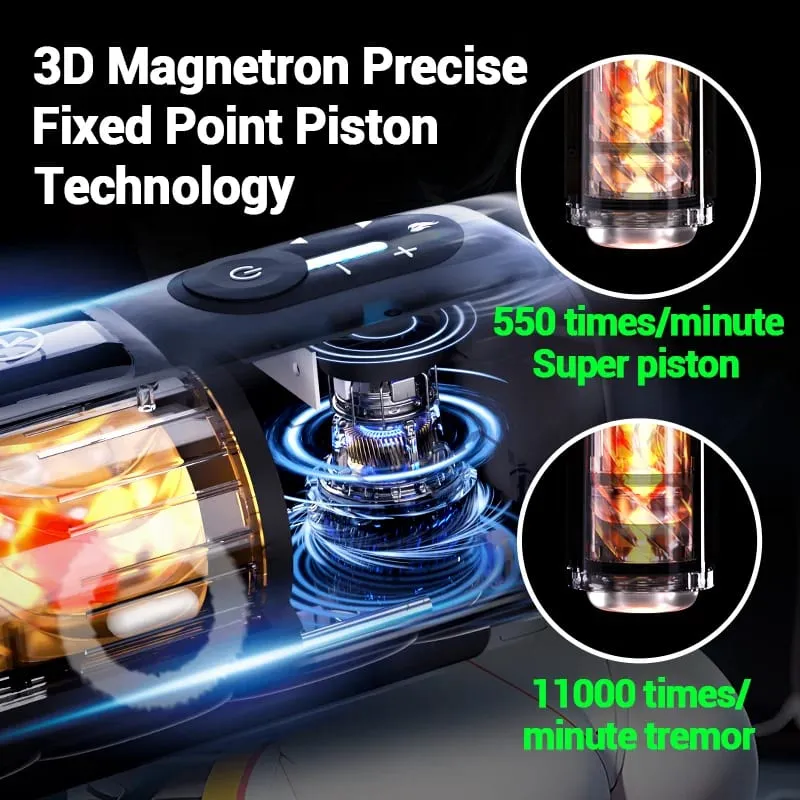 Leten Férfi maszturbátor szexjáték férfiaknak Automatikus tolóerős dugattyús simító kefe nélküli motor Gyorsan fűthető hüvely felnőtt szexjáték férfiaknak — image 3