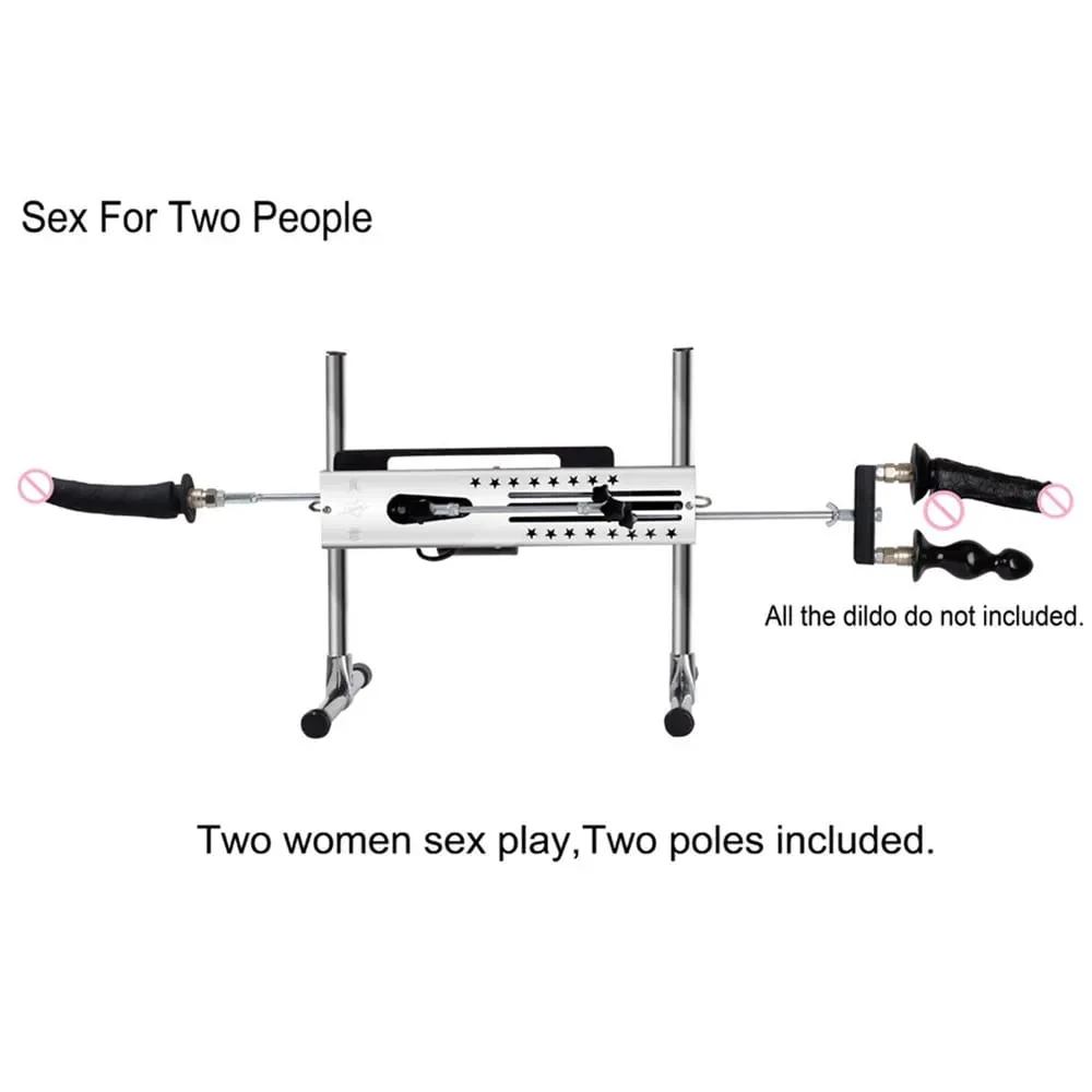 Wired/Wireless Dual Control Quiet Sex Machine 120W Adjustable Vac-u-Lock Love Machines 3-15cm Stroke Vibrator Sex Toys for Women — image 3