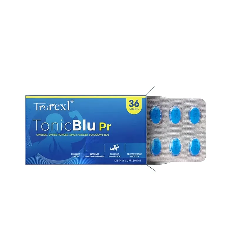 Trorexl-TonicBlu Pro - Blue Pill for Rock-Hard Energy Volume Booster Natural Oyster Ginseng for Best Benefits