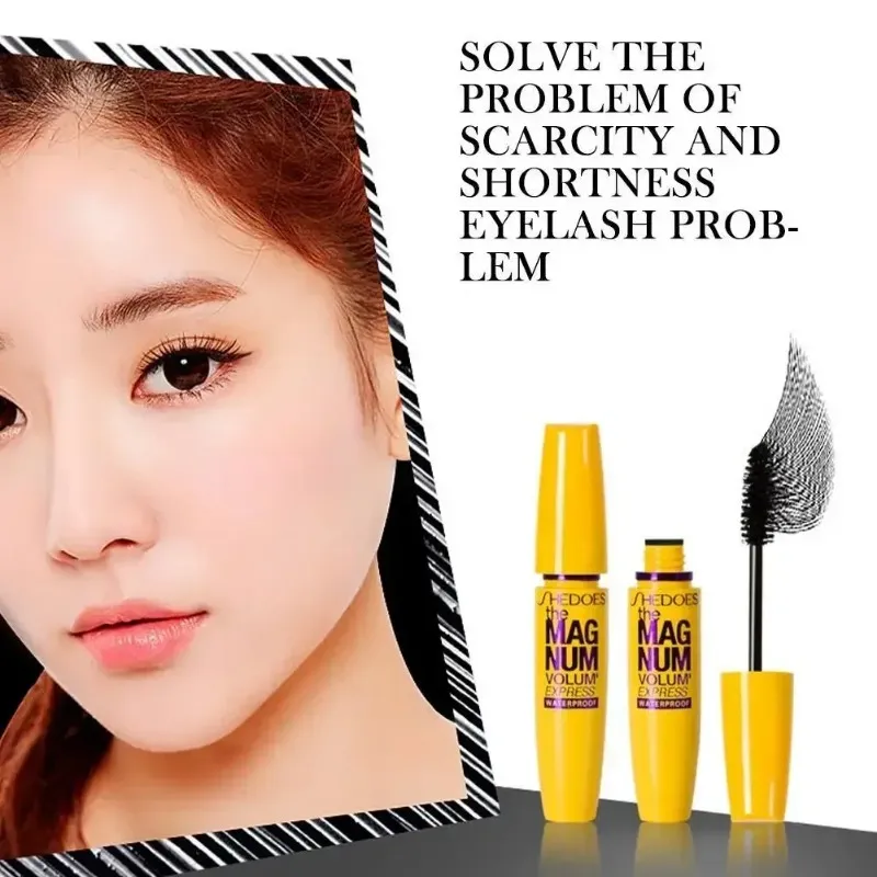 1pcs New Brand Eyelash Mascara Makeup Kit Long Lasting Natural Waterproof Black Professional Eye Mascara Cosmetic Make Up — image 3