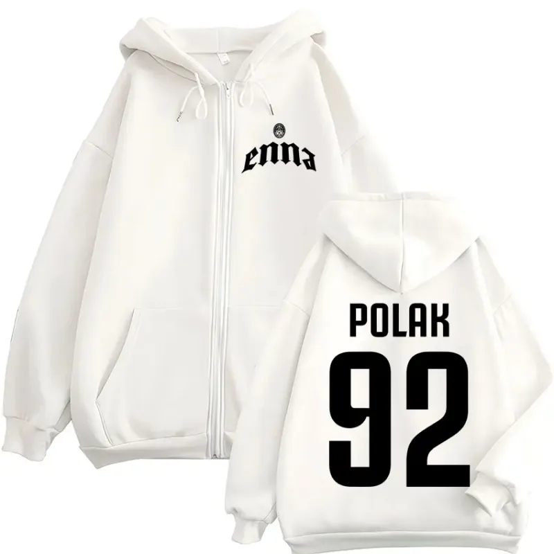 Rapper PLK Enna 2026 Tour Merch Zipper Hoodies Men's Women Clothing Fashion Zip Up Hooded Sweatshirts Jacket Coats Streetwear — image 5