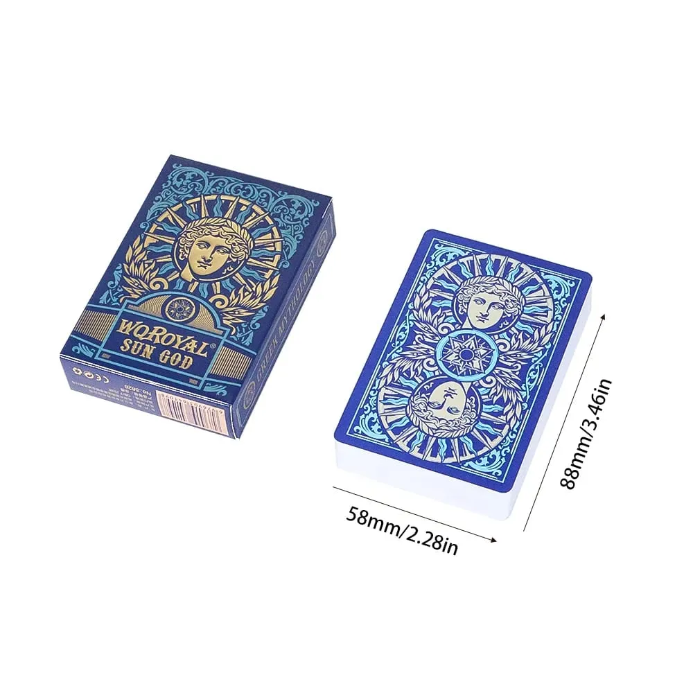 Δημιουργική συλλογή τραπουλόχαρτα Vintage Classic Poker PVC αδιάβροχη τράπουλα για πάρτι συγκεντρώσεις και συλλογές