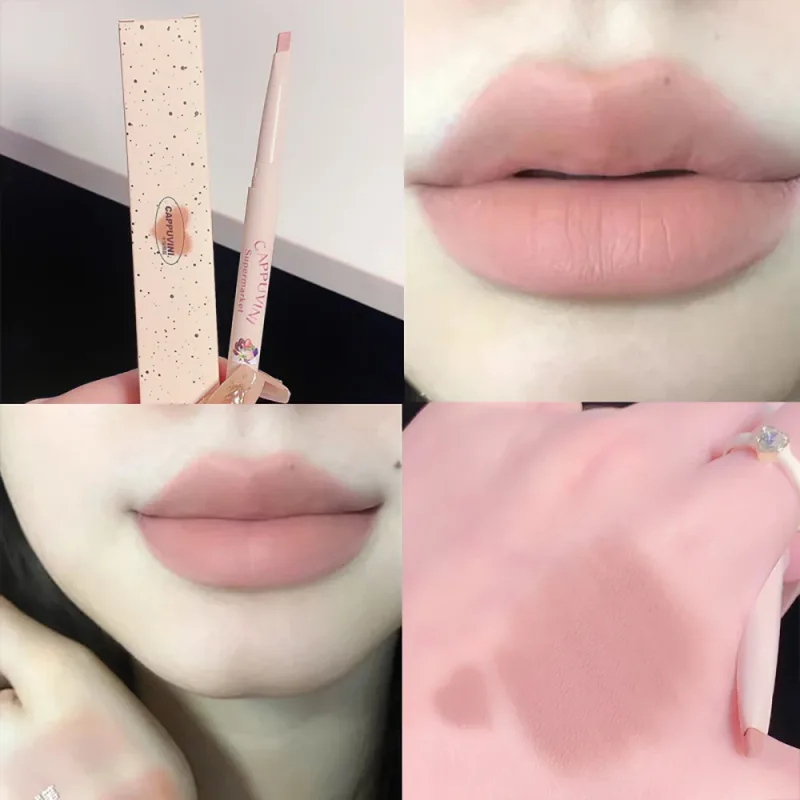 Matte Lip Liner Outline Lips Lipstick Pen Waterproof Long-lasting Color Lip Pencil Lipstick Pen — image 9