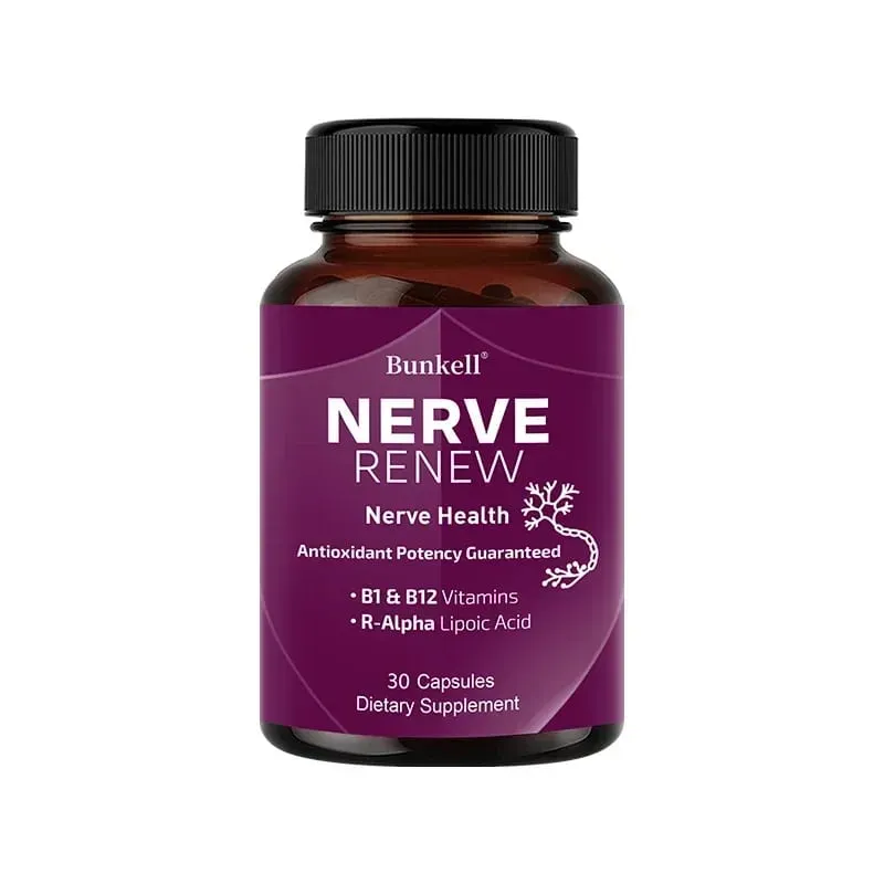 Neurological Support Capsules - Alpha Lipoic Acid Vitamins - Supports Nervous System and Joint Health Bone Health