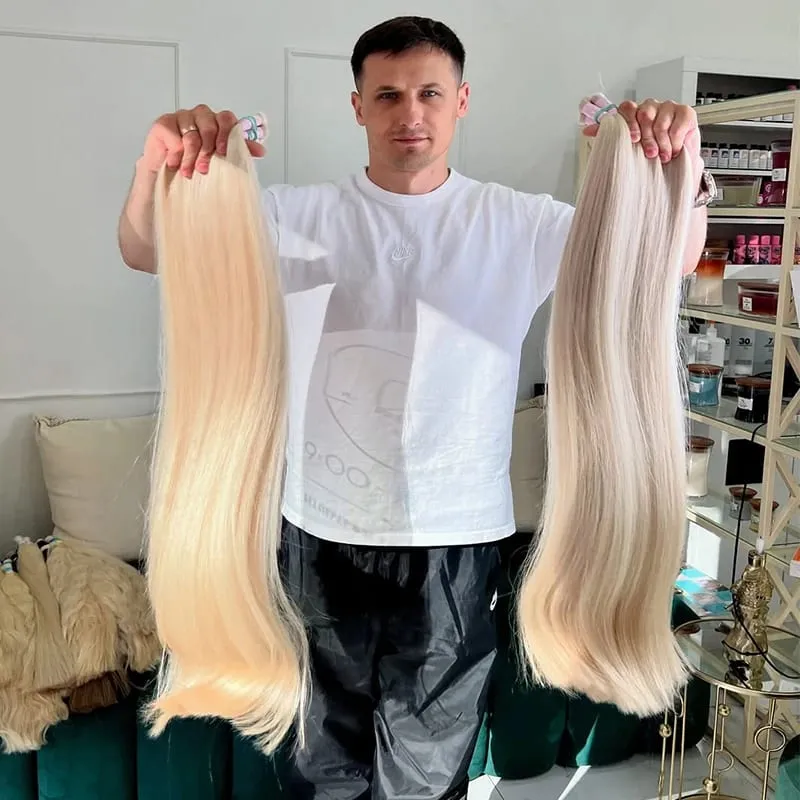 No Weft 100% Real Human Hair Extensions Remy Human Hair Bulk Μη επεξεργασμένα φυσικά μαύρα παρθένα ινδικά μαλλιά πλέξη για γυναίκες — image 3