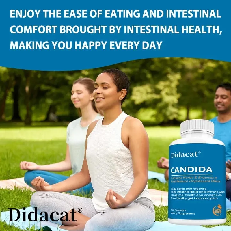 Candida Supplements - Containing Herbs and Enzymes Help Detox and Cleanse Promote Healthy Gut Flora and Immune System — image 5